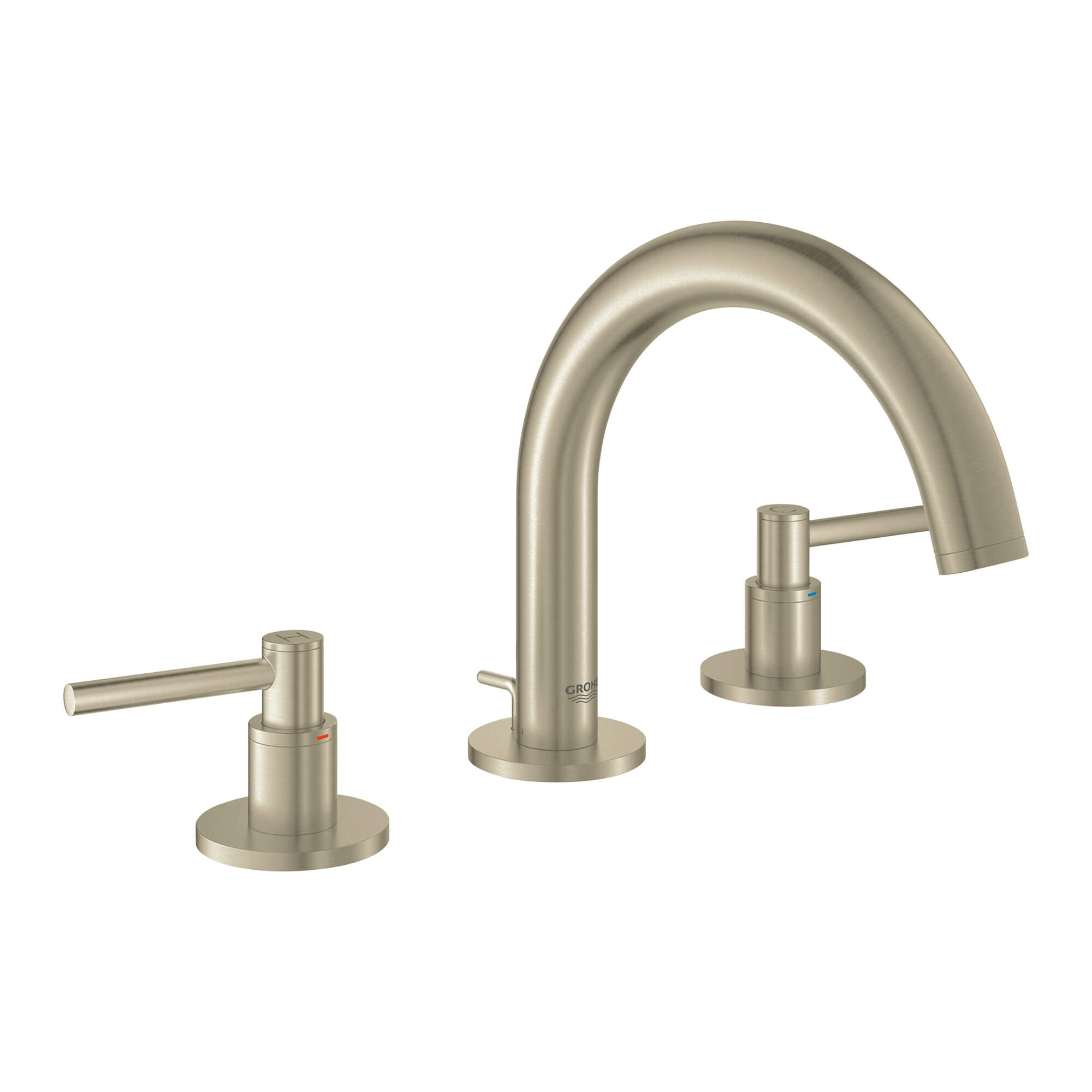 Manettes leviers la paire GROHE BRUSHED NICKEL